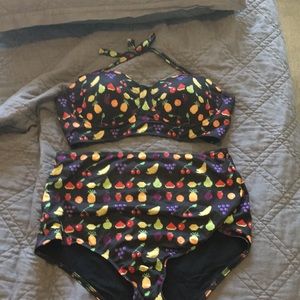 ModCloth high waisted two piece